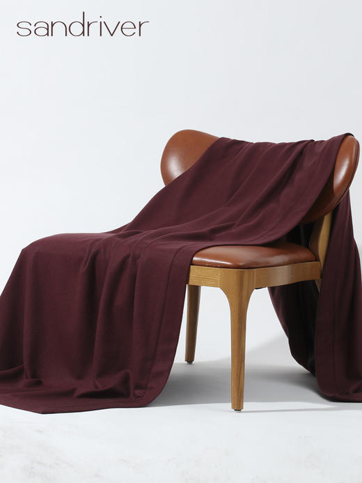 羊绒折边绣花毯 SJF95P722B 商品图3