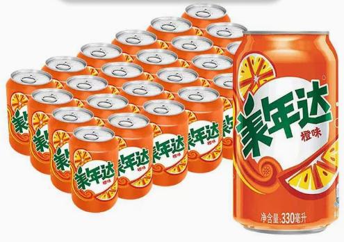美年达 罐装 330ml*24 商品图0