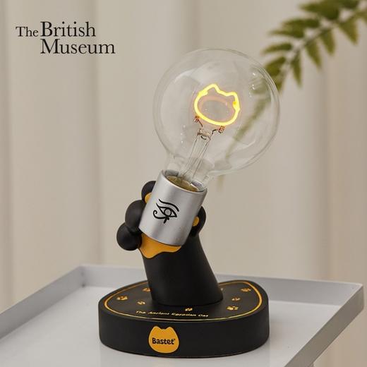 大英博物馆盖亚·安德森猫和她的朋友们系列 巴斯特萌猫举手手潮玩小台灯 商品图0