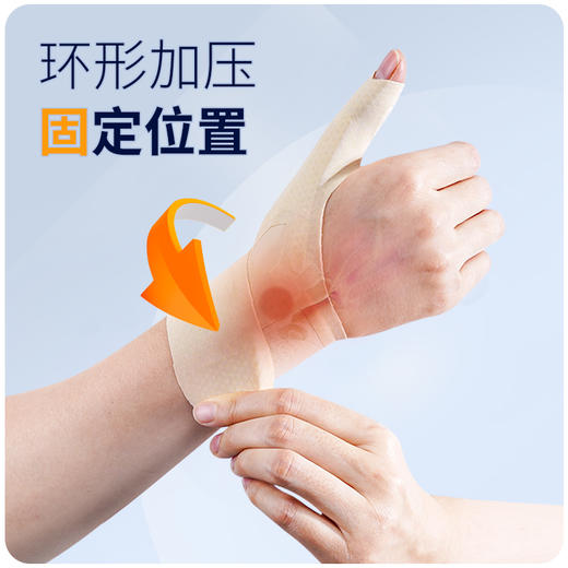 腱鞘炎康复护腕 手腕关节囊肿扭伤劳损妈妈手 医用薄款舒适型 商品图2
