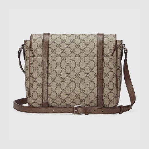 【一】GUCCI 古驰 男士 GG Supreme帆布单肩邮差包 混色 658542 K9GSN 8358 商品图2