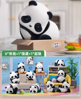 【样品】52TOYS Panda Roll 熊猫也是猫 8只/盒 盲盒