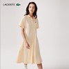 【海南专供价】LACOSTE法国鳄鱼女装新款法式绿色系带POLO连衣裙EF7923-98 商品缩略图6