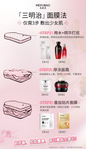 『三明治面膜法』终于来和大家见面啦！简单3步击退多重危”肌”