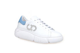 豪麟名鞋奥莱CESARE CASADEI女鞋时尚老爹鞋牛皮革C30225X蓝色  原价5660元