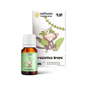 【保质期至24年11月15日】维态美益生菌滴剂婴儿宝宝罗伊氏乳杆菌鼠李糖乳杆菌LGG澳洲进口8mL