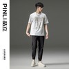PINLI品立2023夏季新款纯棉男士体恤大象烫钻短袖T恤BG231111065 商品缩略图2