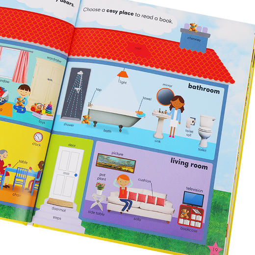 【英语原版】小彼恩点读书 DK1000个英语常用词词典 1000 Useful Words 图解英语单词原版绘本 毛毛虫点读笔配套书 （不带笔） 商品图1