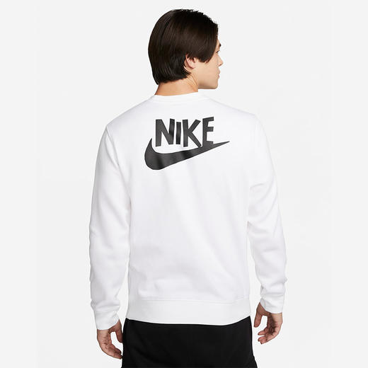 Nike/耐克加绒卫衣男装冬新款运动太阳花休闲套头衫DQ4073-100 商品图1