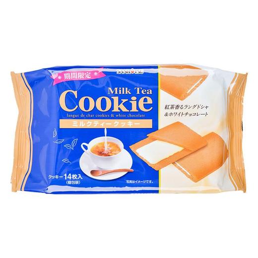 三立奶茶味夹心曲奇饼干98g 商品图1