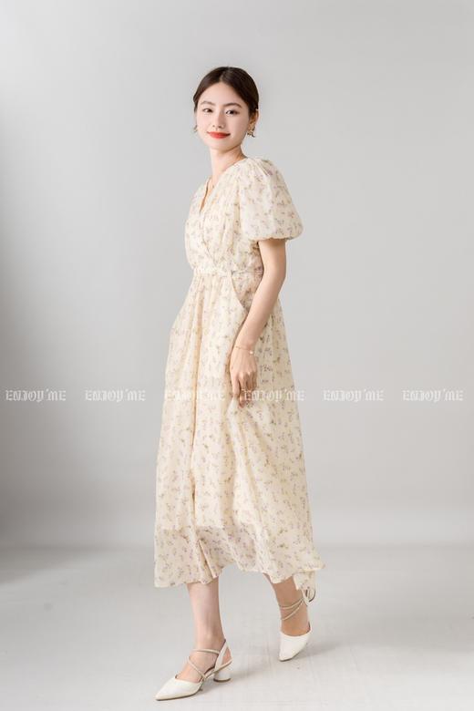 【门店同款】2023年夏季V领系带温柔风连衣裙 150566149 商品图7