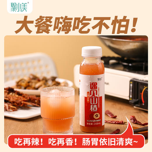 【12颗山楂一杯果汁】酸甜开胃 夏日必备 山楂汁饮料 冷藏味道更好 248ml*8瓶/箱 商品图2