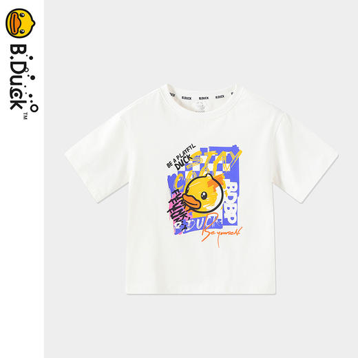 B.Duck小黄鸭童装夏季短袖T恤105-160 BF2402028 商品图0