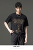 PINLI品立2023夏季新款纯棉男士体恤大象烫钻短袖T恤BG231111065 商品缩略图0