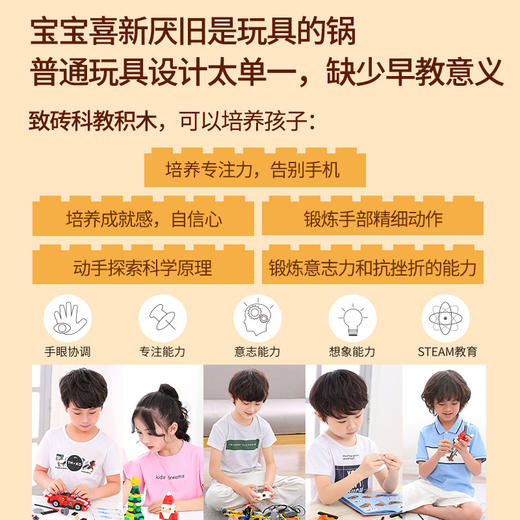 2023版小小机器人 致砖 STEM电动科教拼搭编程玩具（升级版） 商品图4