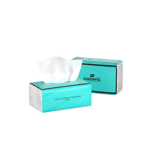 「24包整箱！单包320张」植护抽纸纸抽320张餐巾纸4层加厚居家日用面巾纸大包纸巾清洁工具 商品图4