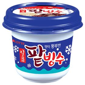 乐天红豆冰水桶装冰果260ml롯데 팥빙수 빙과