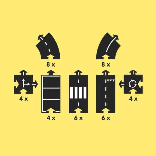 荷兰 Waytoplay 道路搭建玩具 KING OF THE ROAD公路之王 WTP40KR 商品图1