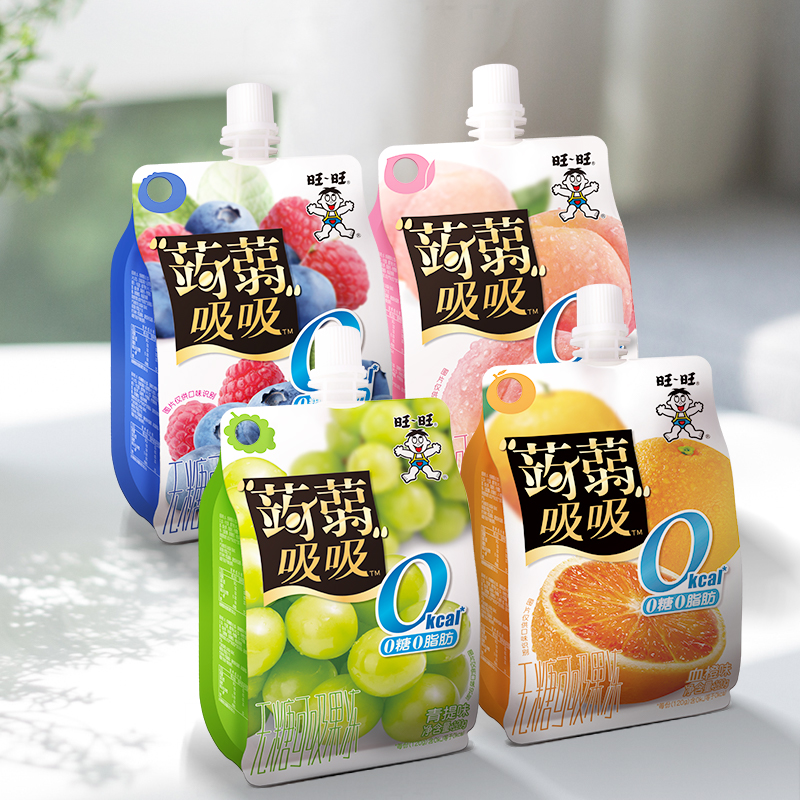 旺旺0卡蒟蒻吸吸果冻