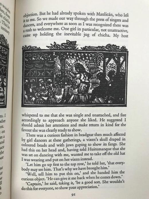 努涅斯《快乐的俘虏》 约20幅版画插图 精装大32开带书匣 商品图10