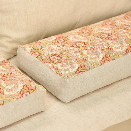 蕾丝佩斯利系列荞麦壳枕头全荞麦壳成人护颈枕 商品图3