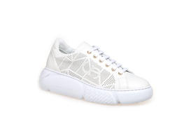 豪麟名鞋奥莱CESARE CASADEI女鞋时尚老爹鞋羊皮革C30226X白色  原价5660元