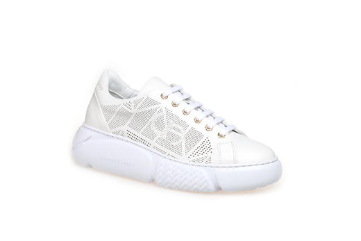 豪麟名鞋奥莱CESARE CASADEI女鞋时尚老爹鞋羊皮革C30226X白色  原价5660元 商品图0