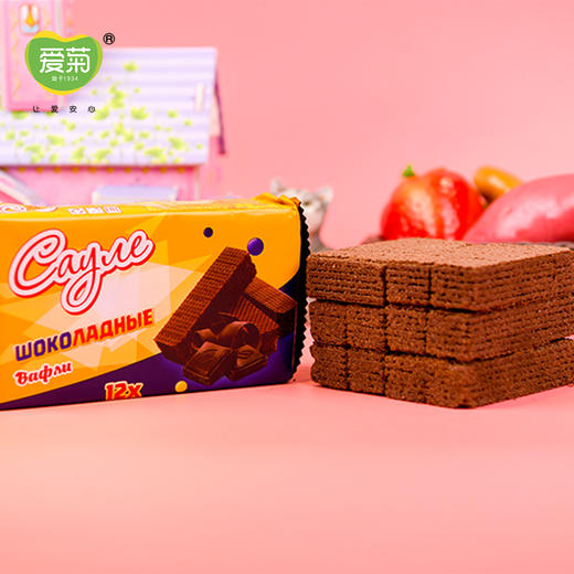 华夫巧克力威化饼干180g 商品图2
