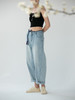 牧衣游牛仔阔腿裤----梦行云 商品缩略图0