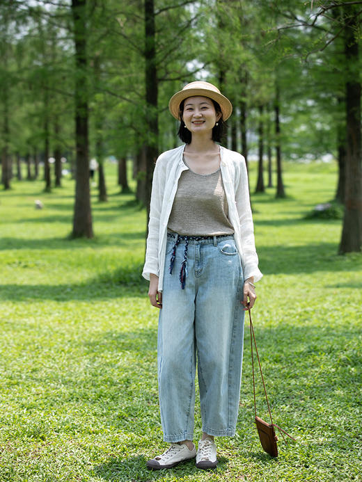 牧衣游牛仔阔腿裤----梦行云 商品图1