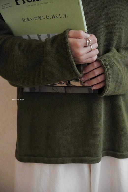 Ecole de curiosities棉麻针织衫 商品图2