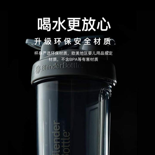 BlenderBottle摇摇杯健身水杯 蛋白粉奶昔杯水杯运动摇粉杯子男生 商品图2