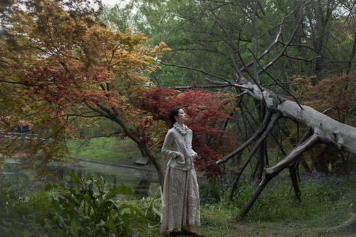 Daniela Gregis  淡青灰色亚麻夹克 商品图3