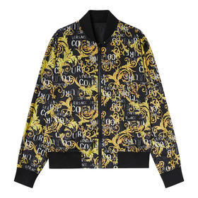 VERSCAE JEANS COUTURE 范思哲 VJ 男奢华巴洛克印花2面穿潮外套夹克 74GASD17 CQS51