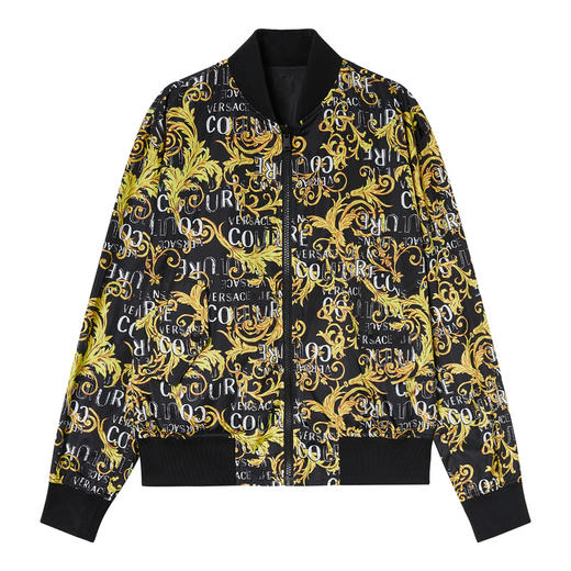 VERSCAE JEANS COUTURE 范思哲 VJ 男奢华巴洛克印花2面穿潮外套夹克 74GASD17 CQS51 商品图0