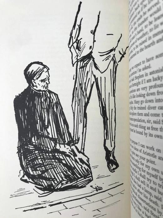 詹姆斯·乔伊斯《一个青年艺术家的肖像》 8幅插图 精装大32开 商品图6