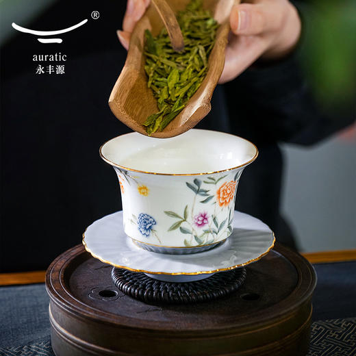 【送礼推荐】永丰源 月亮时光21头中式茶具6人位下午茶具套装公道杯碟 商品图2