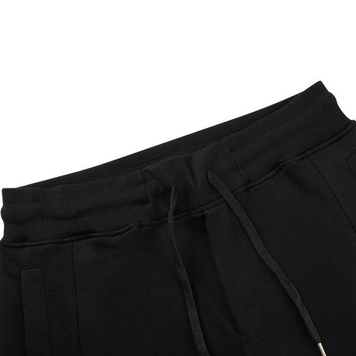 VERSACE JEANS COUTURE 范思哲  男士LOGO字母印花运动休闲裤 黑色金色 74GAAT01 CF05T 商品图3