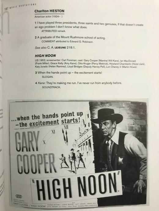 卡塞尔电影引语集 约百幅插图 精装16开 商品图12