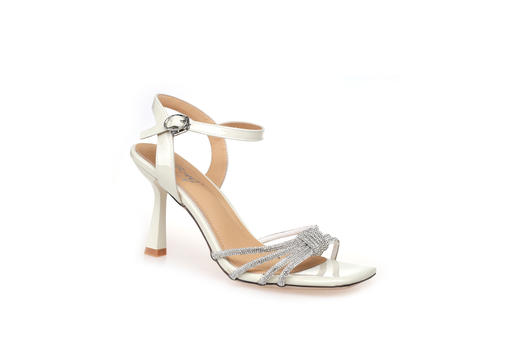 豪麟名鞋奥莱迪嘉女鞋凉鞋牛移膜革DJYYA31WL017白色  原价1960元 商品图0