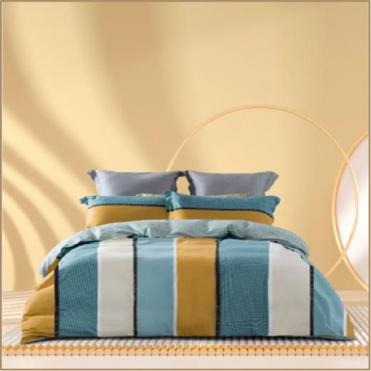 【团购展示】水星家纺 全棉抗菌四件套——乡遥 商品图0