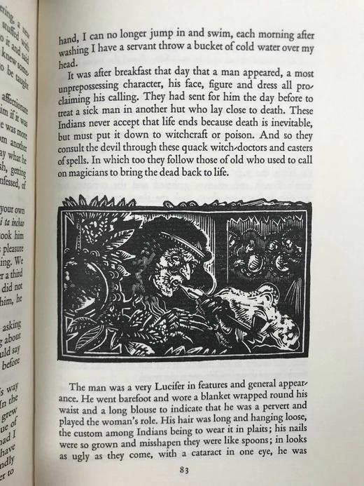 努涅斯《快乐的俘虏》 约20幅版画插图 精装大32开带书匣 商品图11