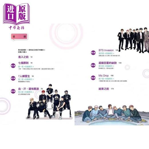 【中商原版】BTS 防弹少年团 首刷预购限定青春Fire组 I AM:BTS 港台原版 金承显 印刻 商品图3