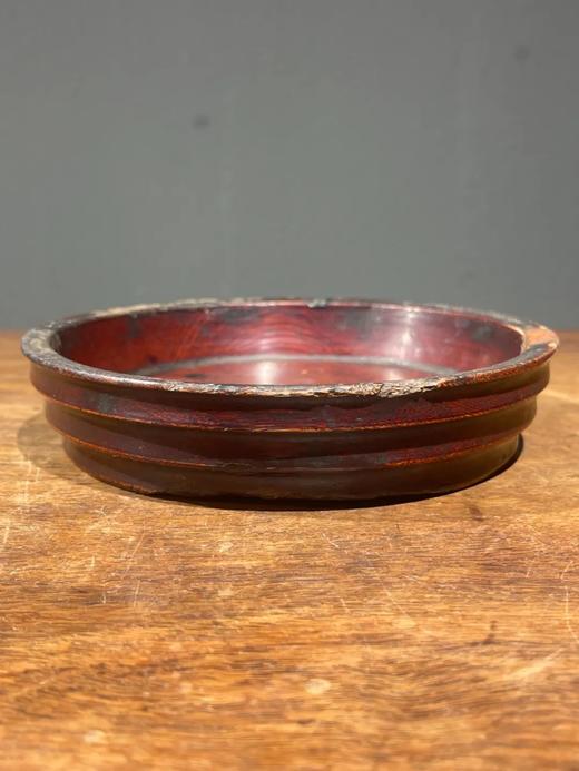 楠木雕琢髹漆弦纹香盘，顺丰包邮 商品图10