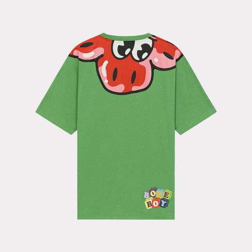 KENZO 高田贤三 女士棉质博克花卉徽标印花圆领短袖T恤 绿色 FD52 TS022 4SG 57 商品图1