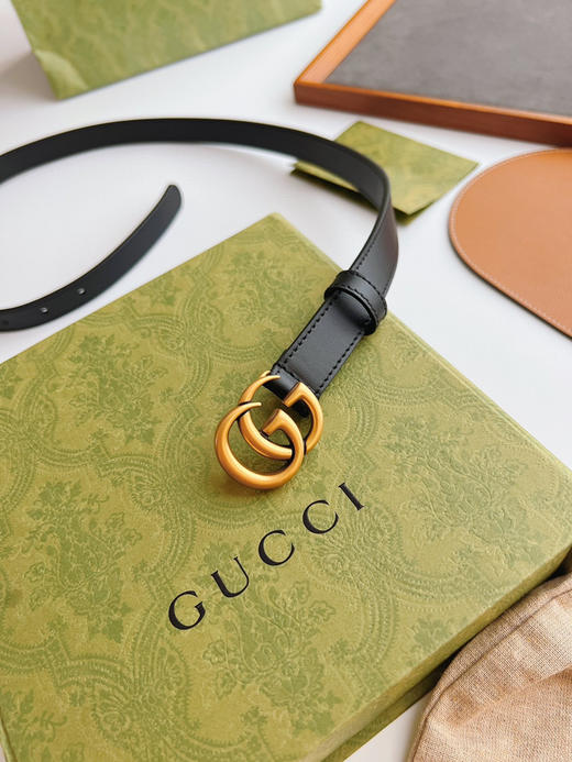 Gucci新款 意大利 原厂皮料尺寸2.0cm 商品图5