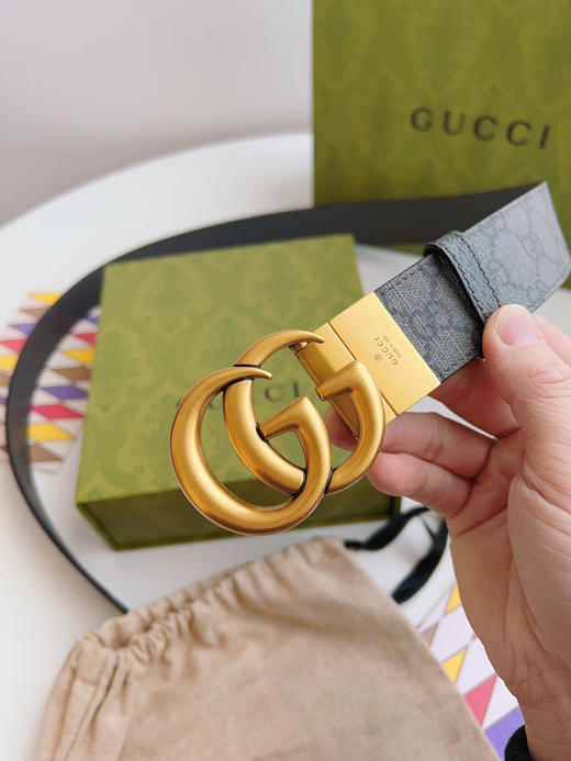 Gucci，宽度3.7cm黑色GG 商品图8