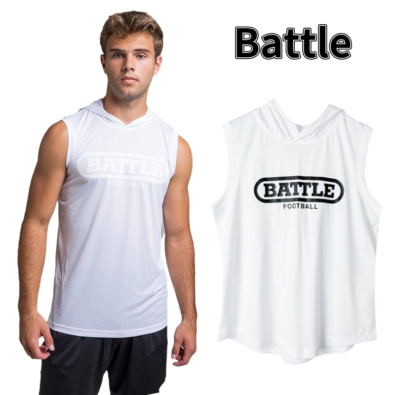 Q2-3 Battle  亲子情侣无袖吸湿排汗防紫外线防臭速干连帽衫