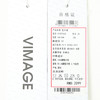 VIMAGE纬漫纪夏季新款V领高腰时尚显瘦百褶泡泡袖裙摆开叉连衣裙V1907535 商品缩略图7