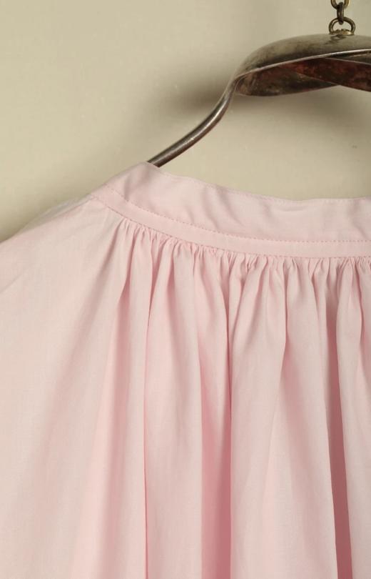 Ecole de curiosites粉色长衬衫裙 商品图11